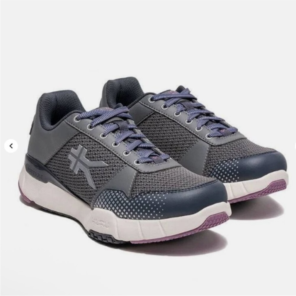 Kuru Quantum 2 Orthotic Walking/Fitness Athletic Grey Sneakers 9.5 Wide A57